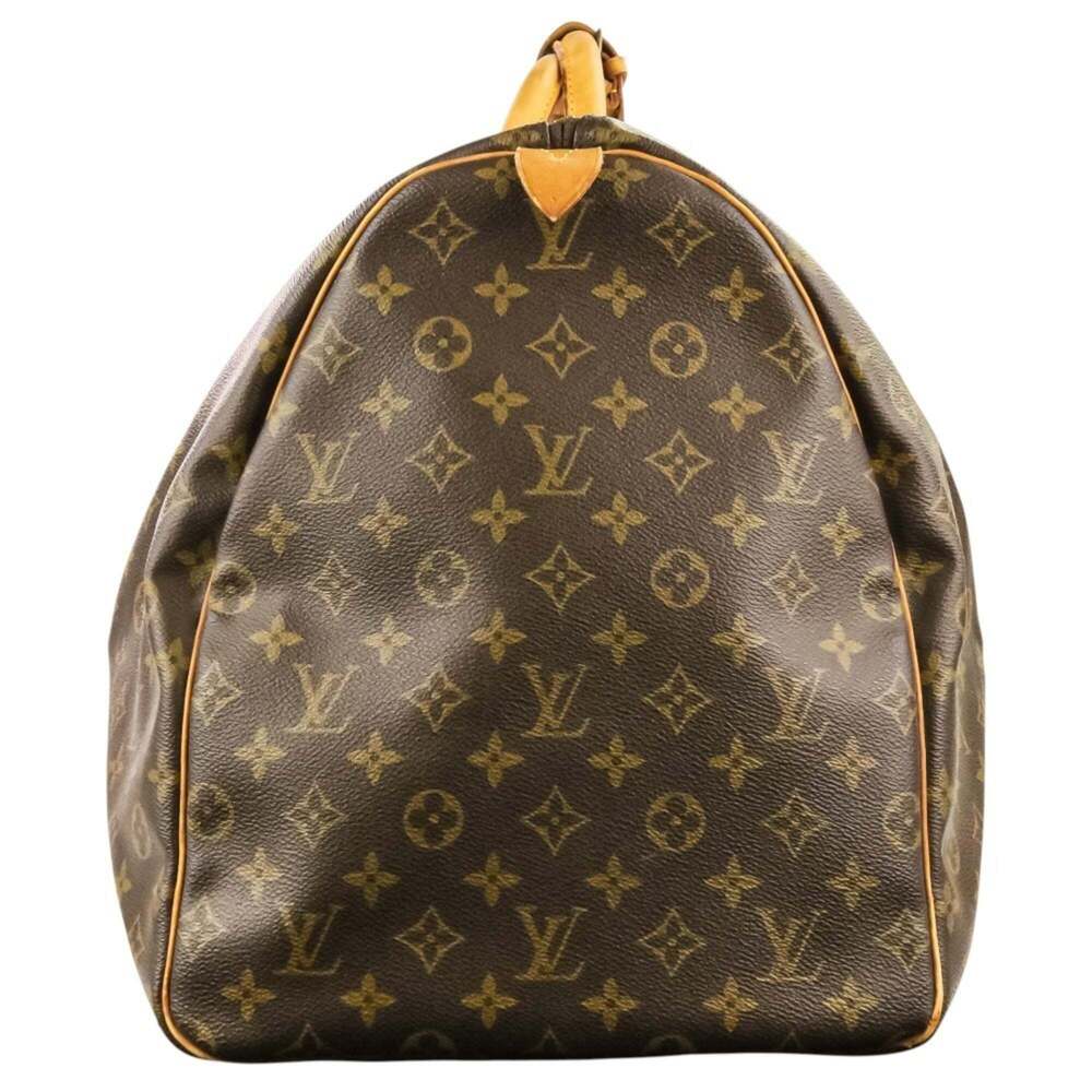 LOUIS VUITTON Brown Monogram Keepall 60 Boston Bag - Picture 3 of 14